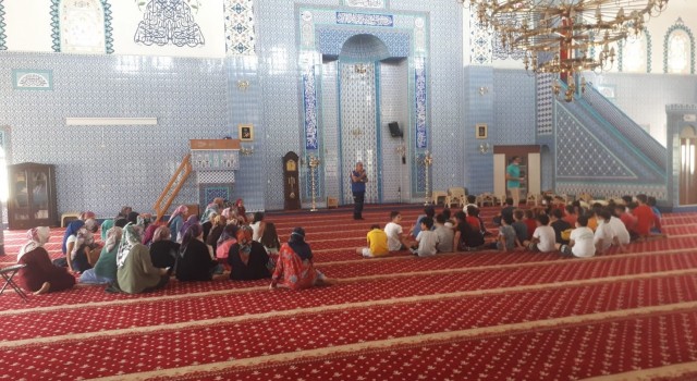 AFAD Aydın İl Müdürlüğü’nden cami cemaatine afet eğitimi