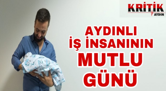 Aydınlı genç iş insanının mutlu günü