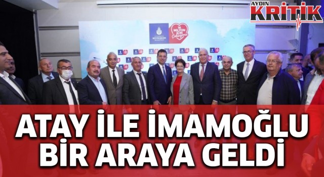 Atay ile İmamoğlu bir araya geldi