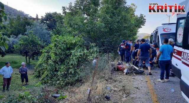 Aydın'da trafik kazası 4 yaralı