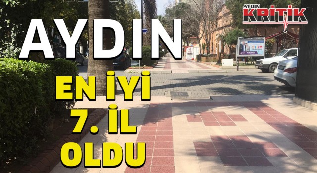 Aydın en iyi 7. il oldu