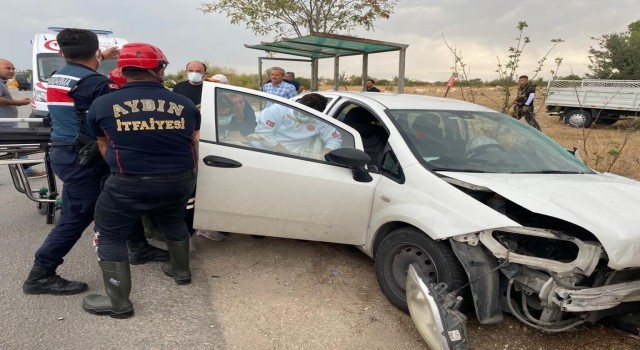 Didim’de trafik kazası: 1 yaralı