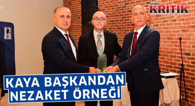 Kaya Başkan'dan nezaket örneği