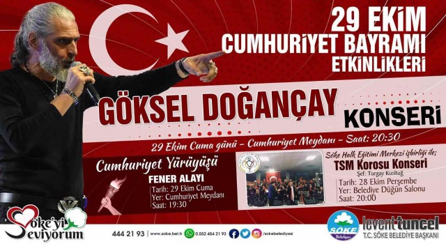 Söke’de Cumhuriyet coşkusu yaşanacak