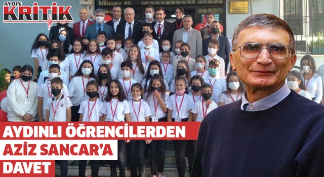 Aydınlı öğrencilerden Aziz Sancar’a davet