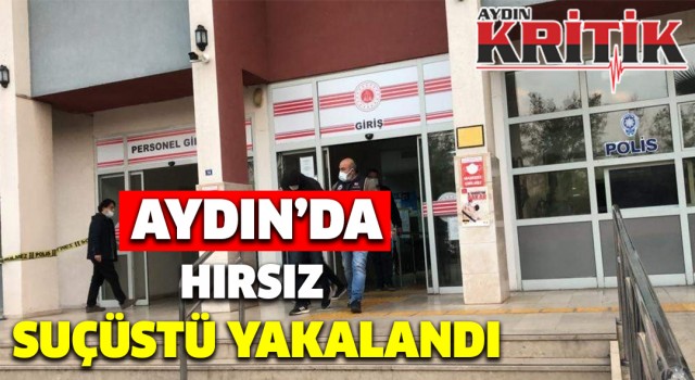 Aydın'da hırsız suçüstü yakaladı