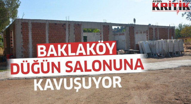 Baklaköy, düğün salonuna kavuşuyor