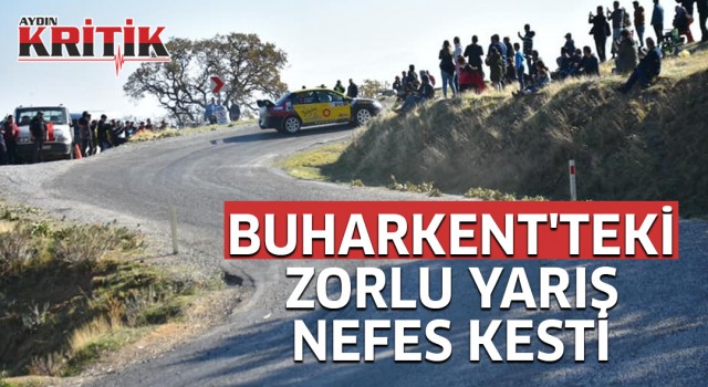 Buharkent’teki zorlu yarış nefes kesti