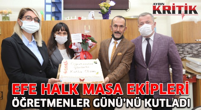 Efe Halk Masa ekipleri, Öğretmenler Günü’nü kutladı