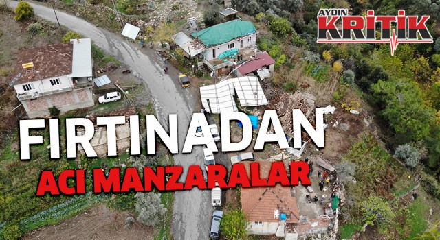 Fırtınadan acı manzaralar