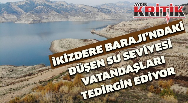 İkizdere Barajı’ndaki düşen su seviyesi vatandaşları tedirgin ediyor