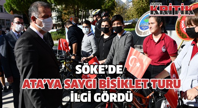 Söke’de ”Ata’ya Saygı Bisiklet Turu” ilgi gördü