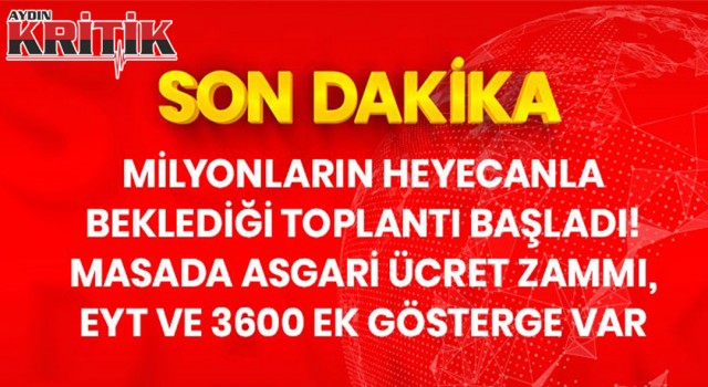 Son dakika! Milyonların Heyecanla Beklediği Toplantı Başladı