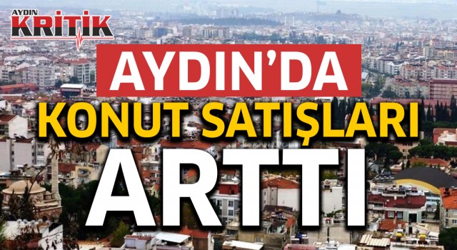 Aydın'da konut satışları arttı