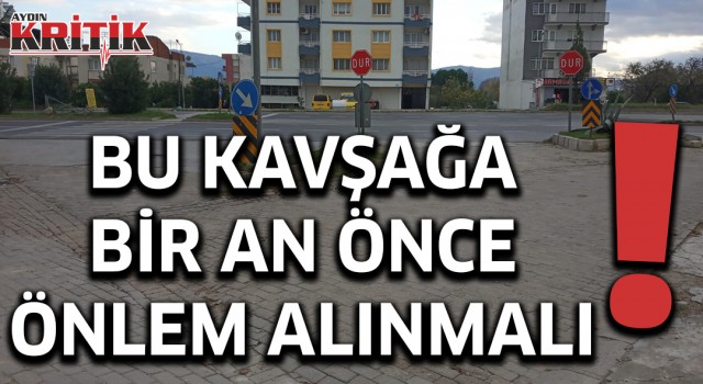 Bu kavşağa bir an önce önlem alınmalı