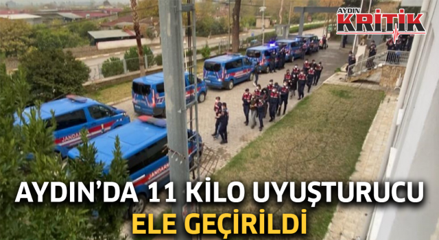 Aydın'da 11 kilo uyuşturucu ele geçirildi