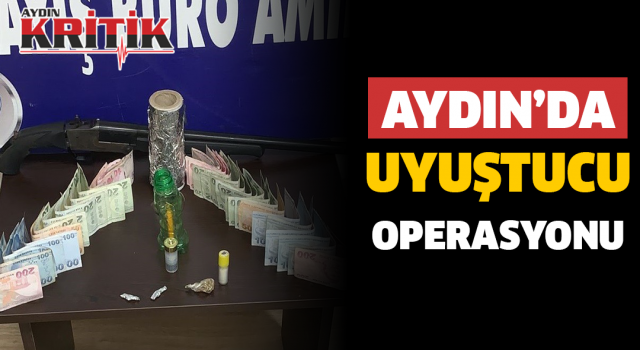 Aydın'da uyuşturucu operasyonu