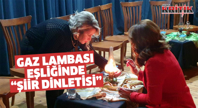 Gaz lambası eşliğinde ”Kış Masalı” dinletisi