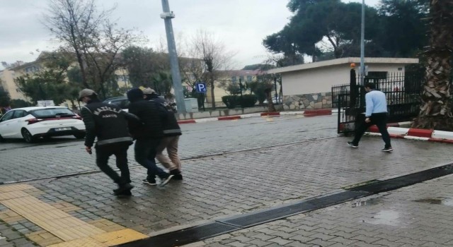 Klima hırsızları önce kameralara, sonra polise yakalandı