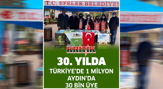 30. Yılda, Türkiye'de 1 Milyon Aydın'da 30 Bin Üye