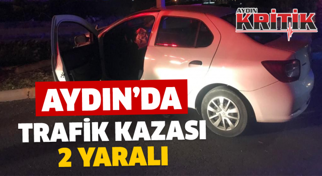 Aydın'da trafik kazası: 2 yaralı