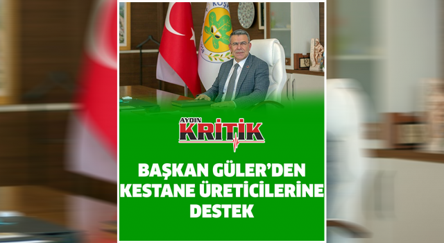 Başkan Güler'den Kestane Üreticilerine Destek