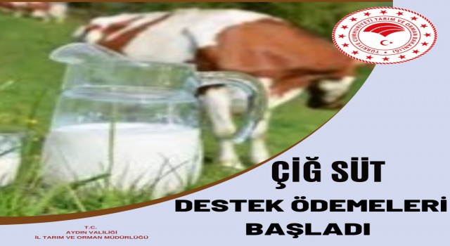 Çiğ süt destek ödemeleri başladı