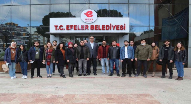 Efeler Belediyesi tıp öğrencilerini ağırlamaya devam ediyor