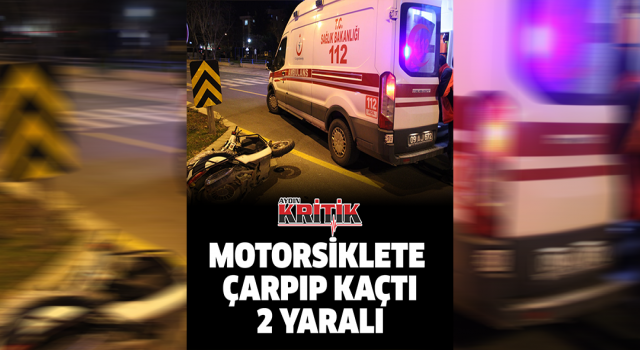 Motosiklete çarpıp kaçtı: 2 yaralı