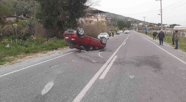 Aydın’da trafik kazası: 1 yaralı