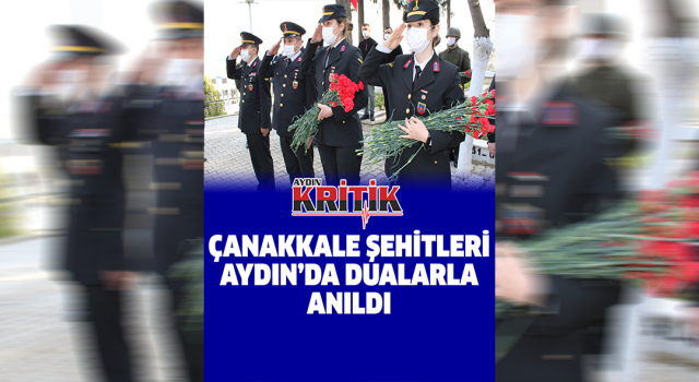 Çanakkale şehitleri Aydın'da dualarla anıldı