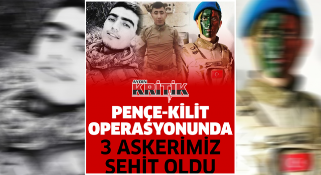 Üç askerimiz şehit oldu