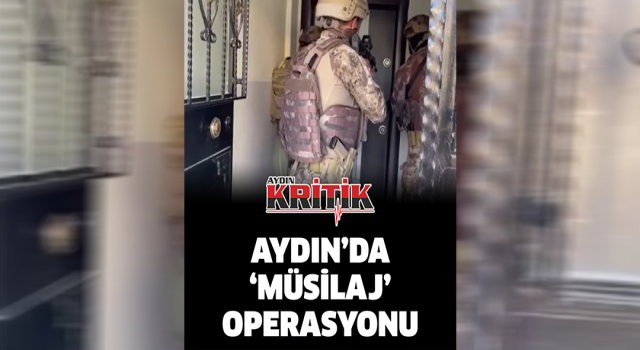 Aydın'da 'Müsilaj' operasyonu