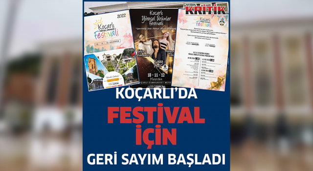 Koçarlı’da festival için geri sayım başladı