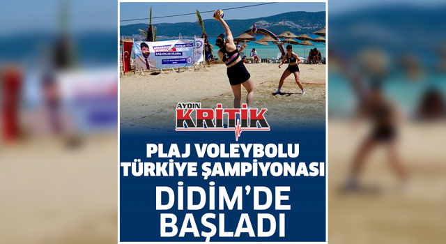 Plaj Voleybolu Türkiye Şampiyonası, Didim’de başladı