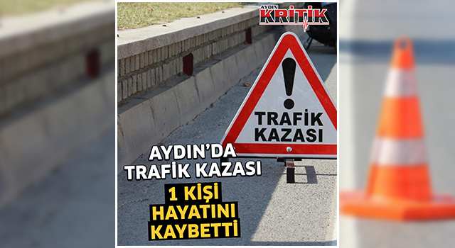 Aydın'da trafik kazası: 1 kişi hayatını kaybetti