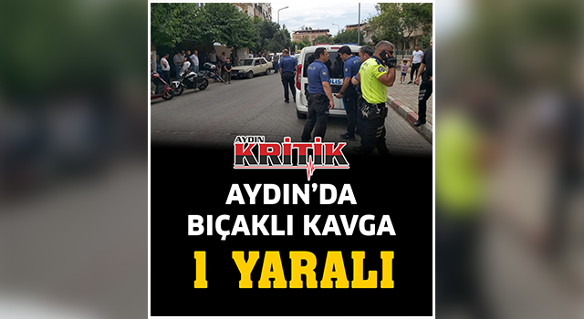 Aydın'da bıçaklı kavga: 1 yaralı