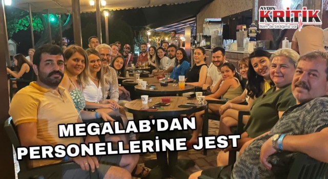 Megalab’dan personellerine jest