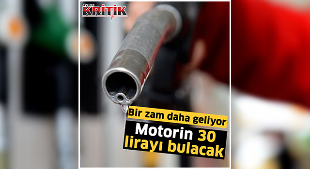 Motorin 30 lirayı bulacak