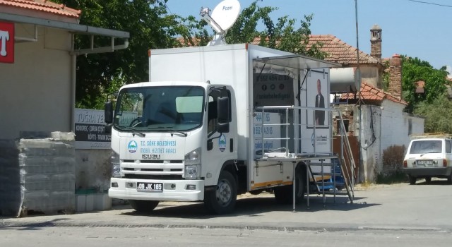 Söke Belediyesi Mobil Hizmet Aracı Çevre Mahallelerde