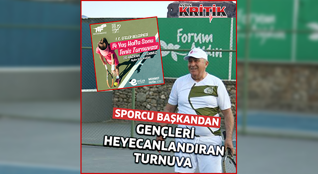 Sporcu başkandan gençleri heyecanlandıran turnuva