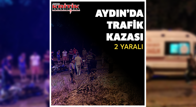 Aydın'da trafik kazası: 2 yaralı