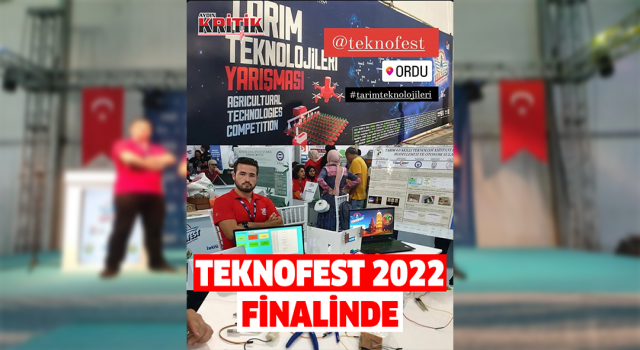 ADÜ Öğrencisi Parlak, çalıştığı proje ile TEKNOFEST 2022 finalinde