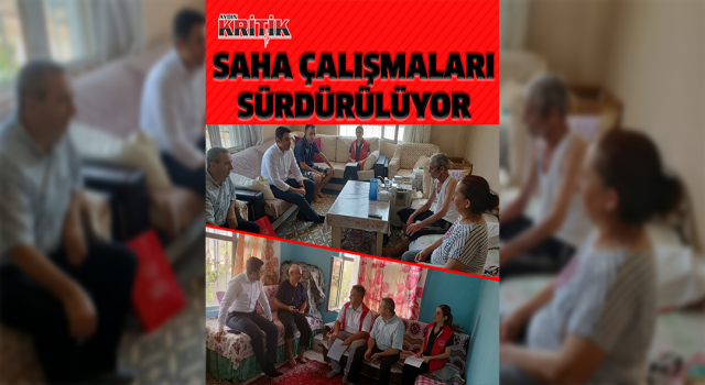 Aydın Aile ve Sosyal Hizmetler İl Müdürü Turan saha çalışmalarını sürdürüyor