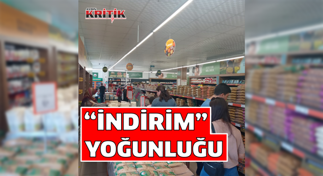 Aydın’da 'indirim' yoğunluğu