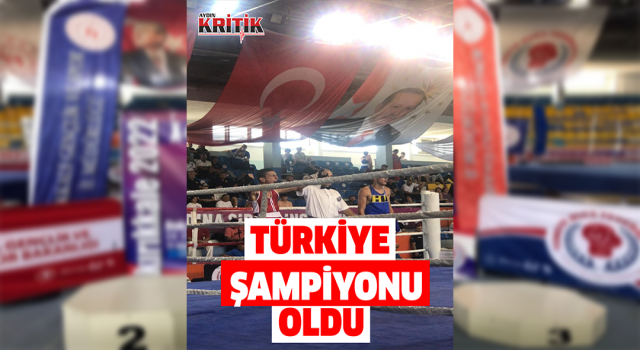 Aydınlı İbrahim Alp, Türkiye Şampiyonu oldu