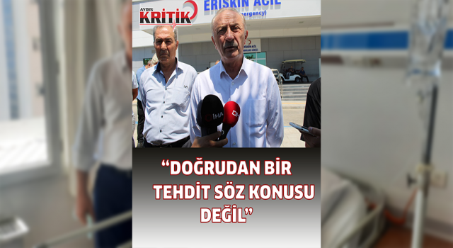 Başkan Atabay: “Doğrudan bir tehdit söz konusu değil”