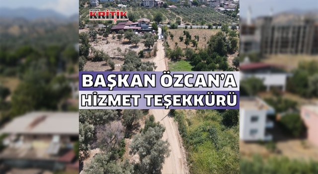 Bozyurt Mahallesi Muhtarı Güler'den Başkan Özcan'a hizmet teşekkürü