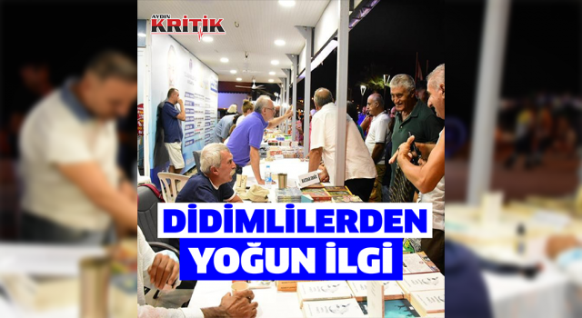 Didim Altınkum Yazarlar Fesitvali'ne Didimlilerden yoğun ilgi