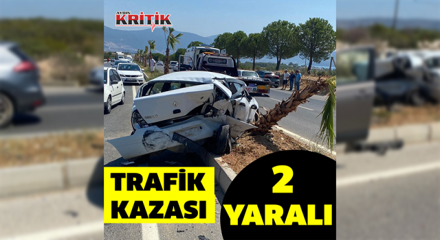 Didim'de trafik kazası: 2 yaralı